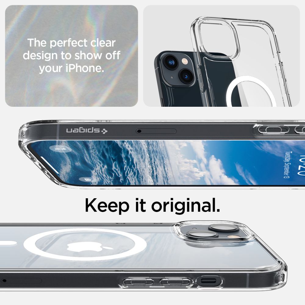 COQUE SPIGEN ULTRA HYBRID MAG MAGSAFE IPHONE 14 BLANCHE