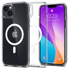COQUE SPIGEN ULTRA HYBRID MAG MAGSAFE IPHONE 14 BLANCHE