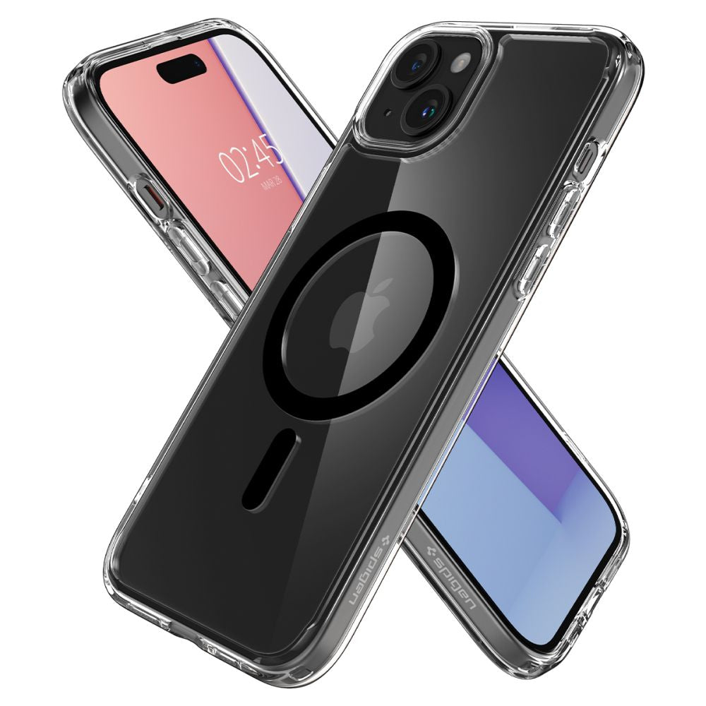 COQUE SPIGEN ULTRA HYBRID MAG MAGSAFE IPHONE 15 PLUS NOIRE