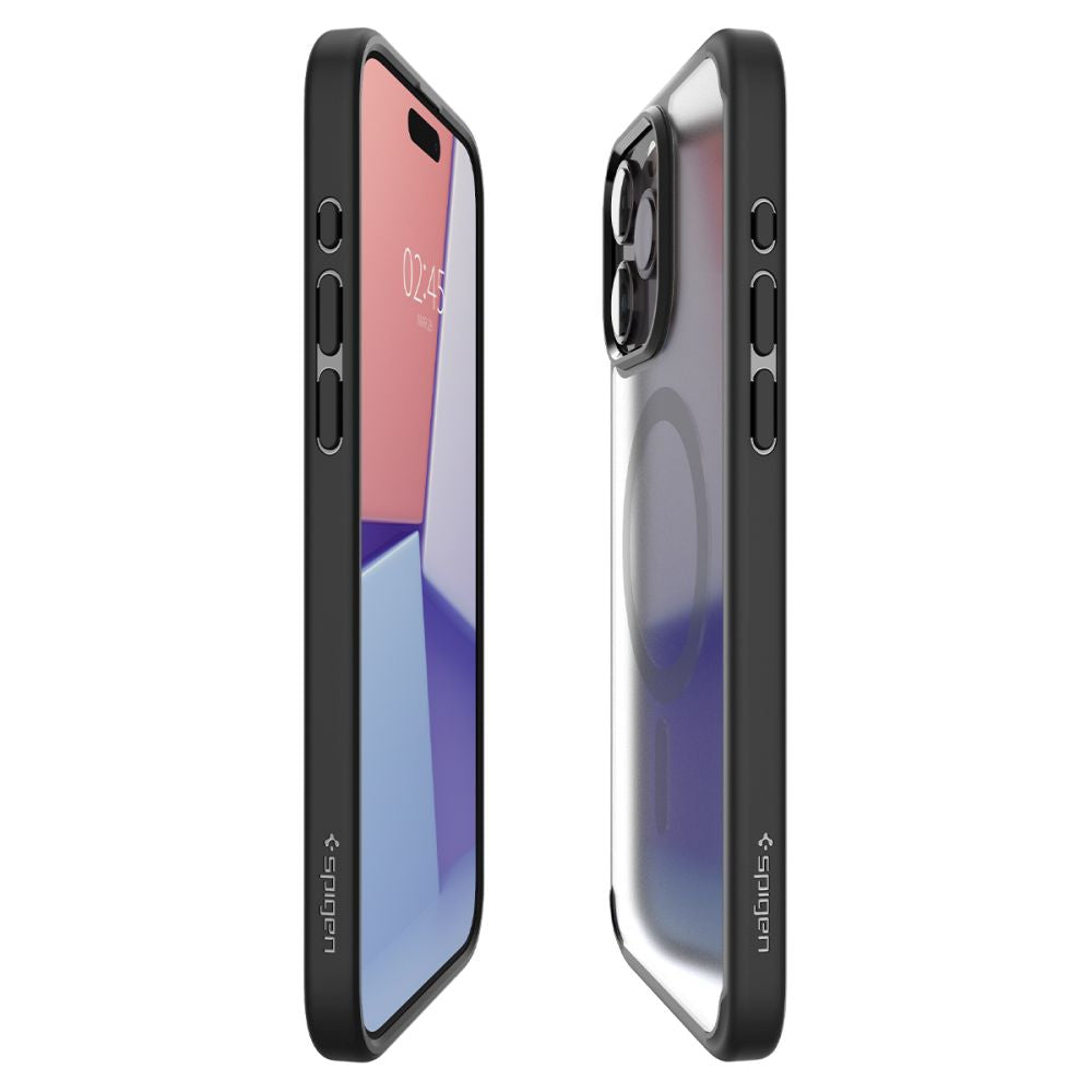 COQUE SPIGEN ULTRA HYBRID MAG MAGSAFE IPHONE 15 PRO MAX NOIR FROST