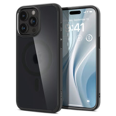 COQUE SPIGEN ULTRA HYBRID MAG MAGSAFE IPHONE 15 PRO MAX NOIR FROST
