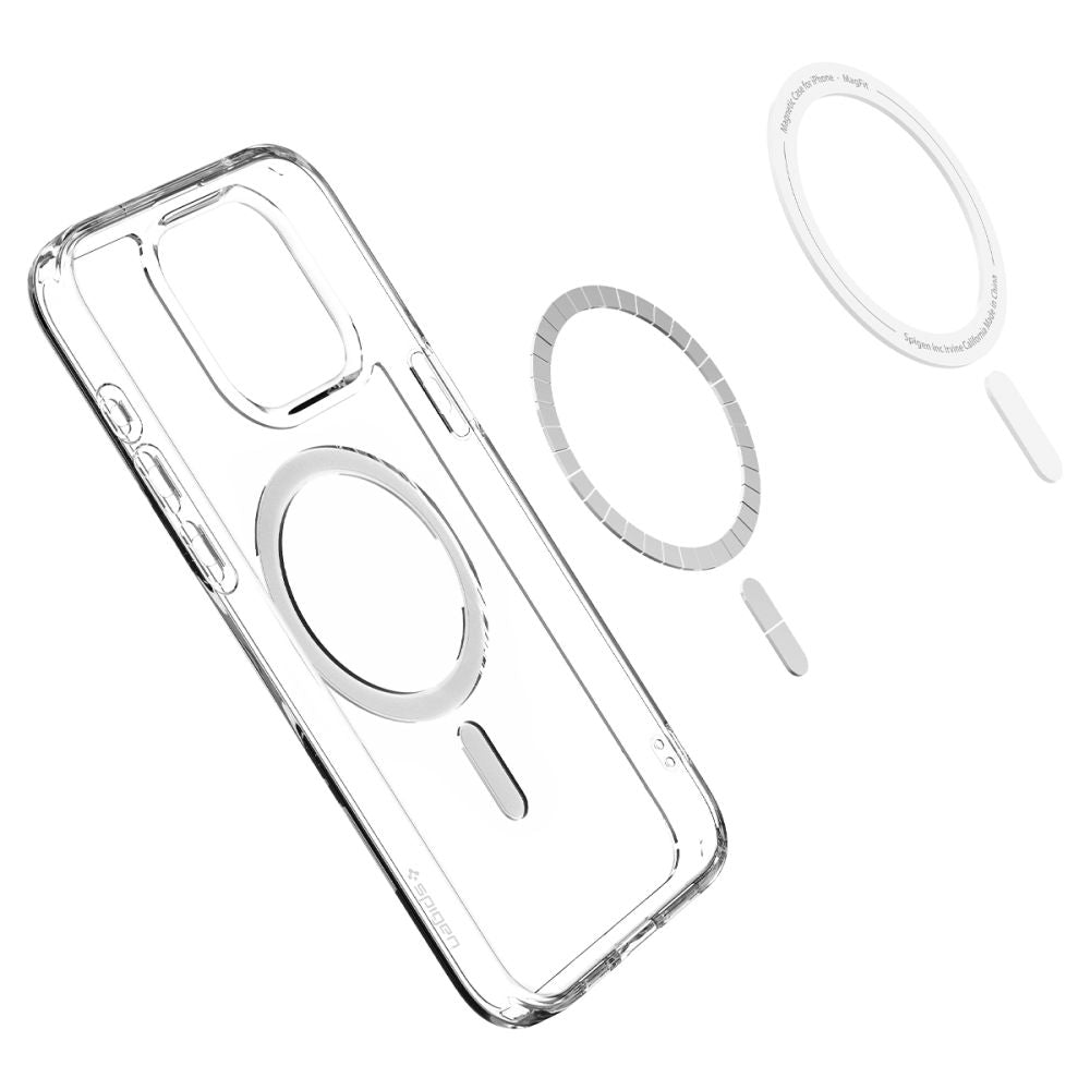 COQUE SPIGEN ULTRA HYBRID MAG MAGSAFE IPHONE 15 PRO MAX GRIS