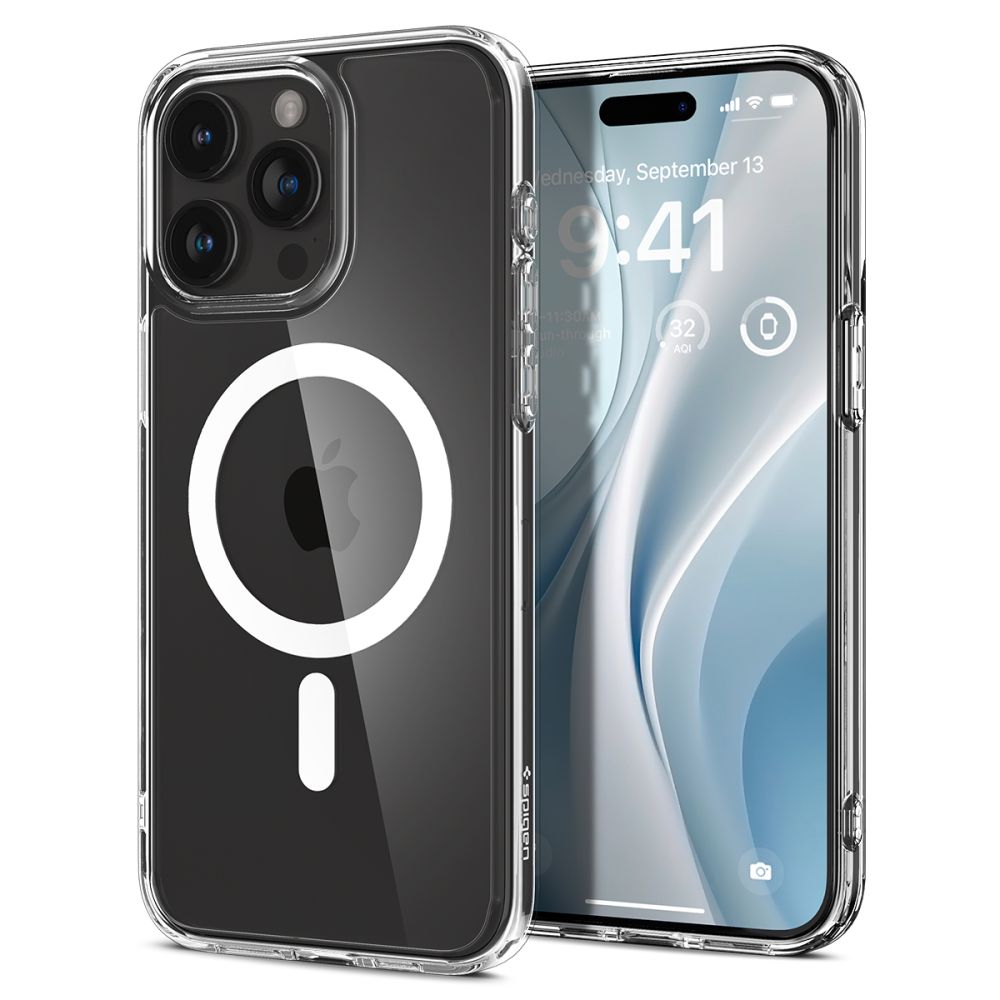 COQUE SPIGEN ULTRA HYBRID MAG MAGSAFE IPHONE 15 PRO BLANC