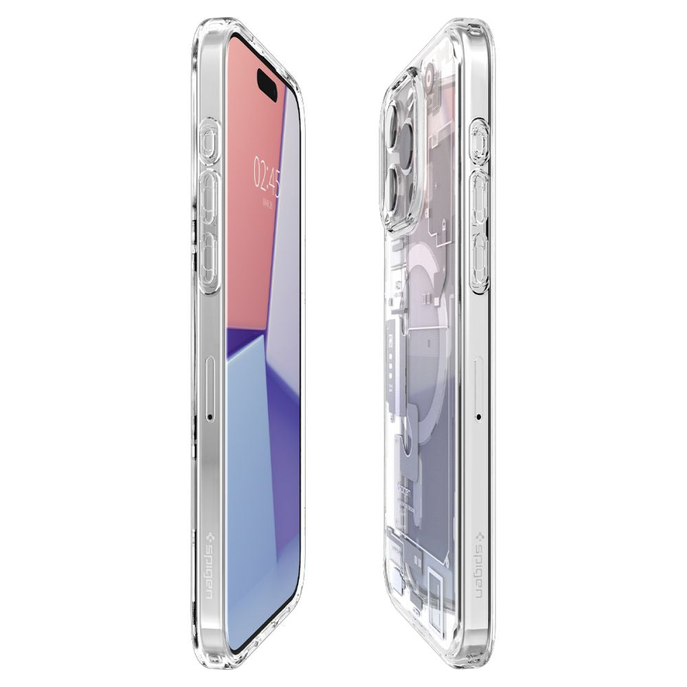 COQUE SPIGEN ULTRA HYBRID MAG MAGSAFE IPHONE 15 PRO ZERO ONE BLANC