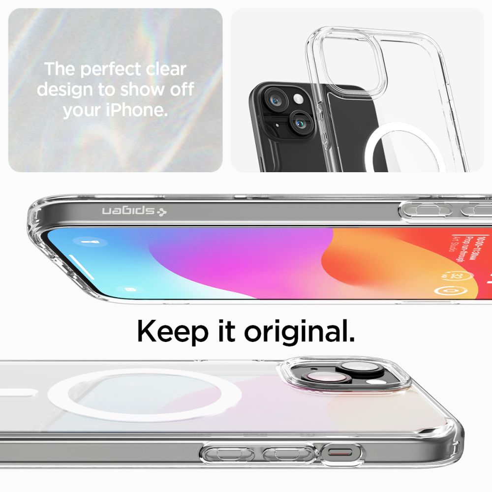 COQUE SPIGEN ULTRA HYBRID MAG MAGSAFE IPHONE 15 BLANCHE