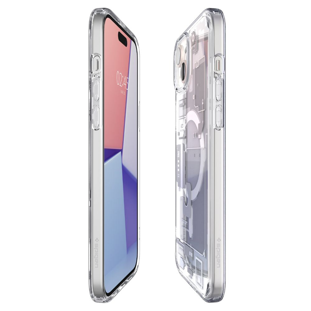 COQUE SPIGEN ULTRA HYBRID MAG MAGSAFE IPHONE 15 ZERO ONE BLANC