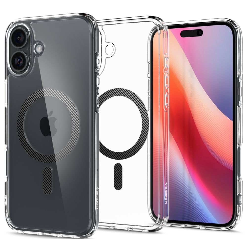 COQUE SPIGEN ULTRA HYBRID MAG MAGSAFE IPHONE 16 EN FIBRE DE CARBONE