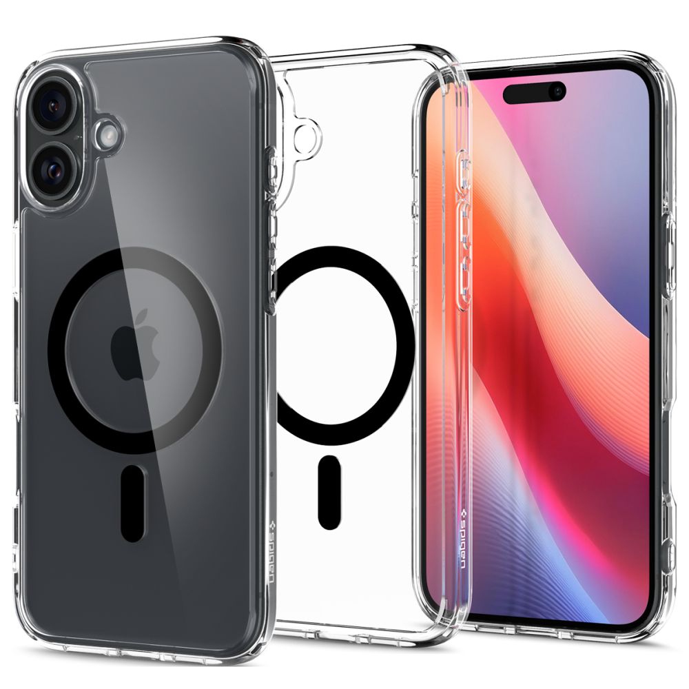 COQUE SPIGEN ULTRA HYBRID MAG MAGSAFE IPHONE 16 PLUS NOIRE