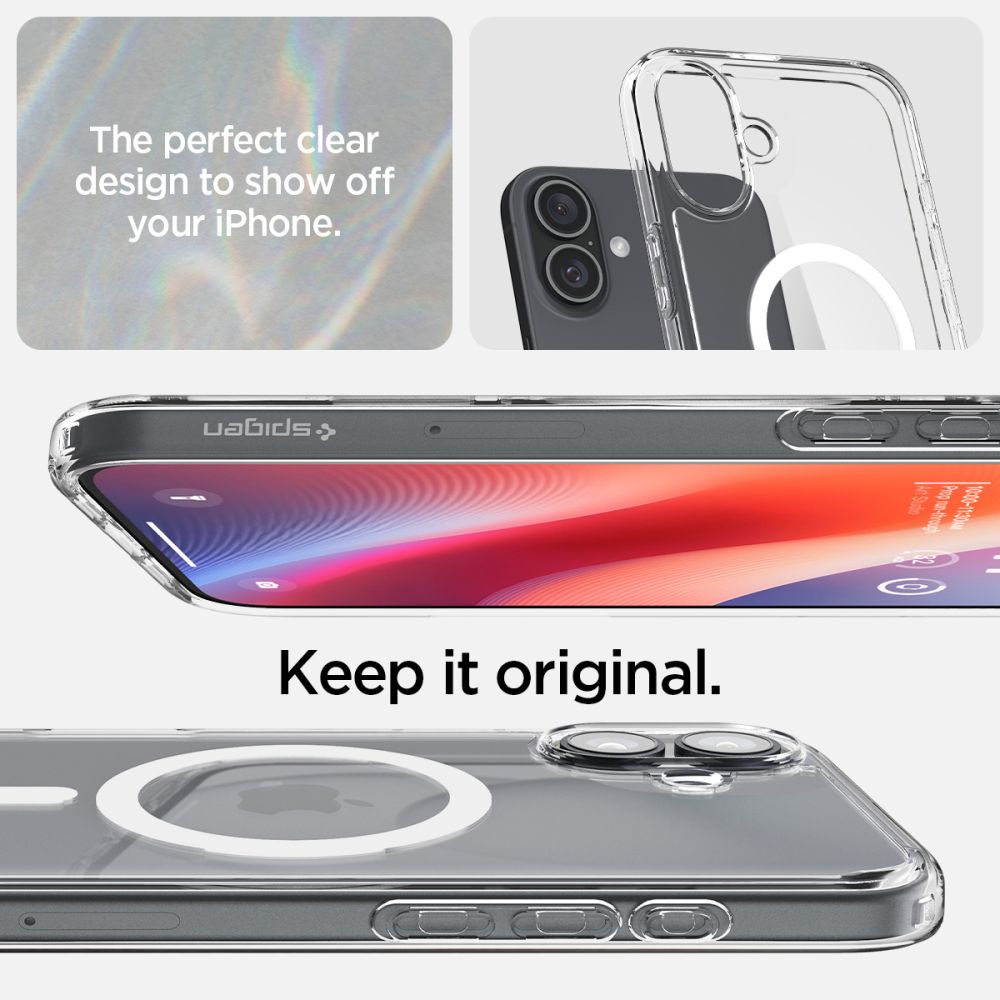 COQUE SPIGEN ULTRA HYBRID MAG MAGSAFE IPHONE 16 PLUS BLANCHE