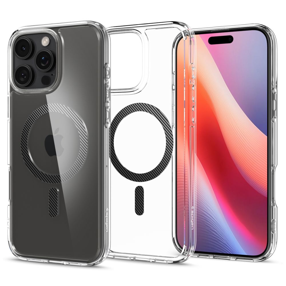COQUE SPIGEN ULTRA HYBRID MAG MAGSAFE IPHONE 16 PRO MAX EN FIBRE DE CARBONE