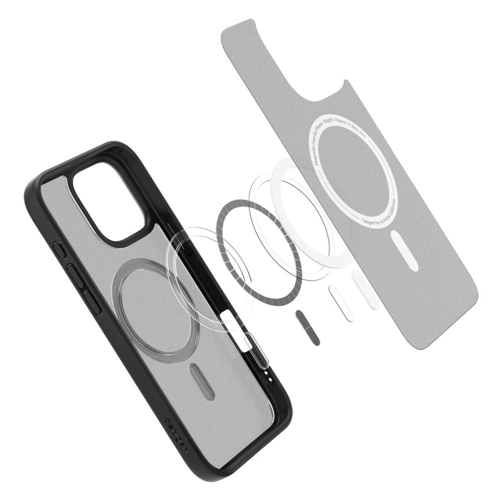 COQUE SPIGEN ULTRA HYBRID MAG MAGSAFE IPHONE 16 PRO MAX NOIR FROST