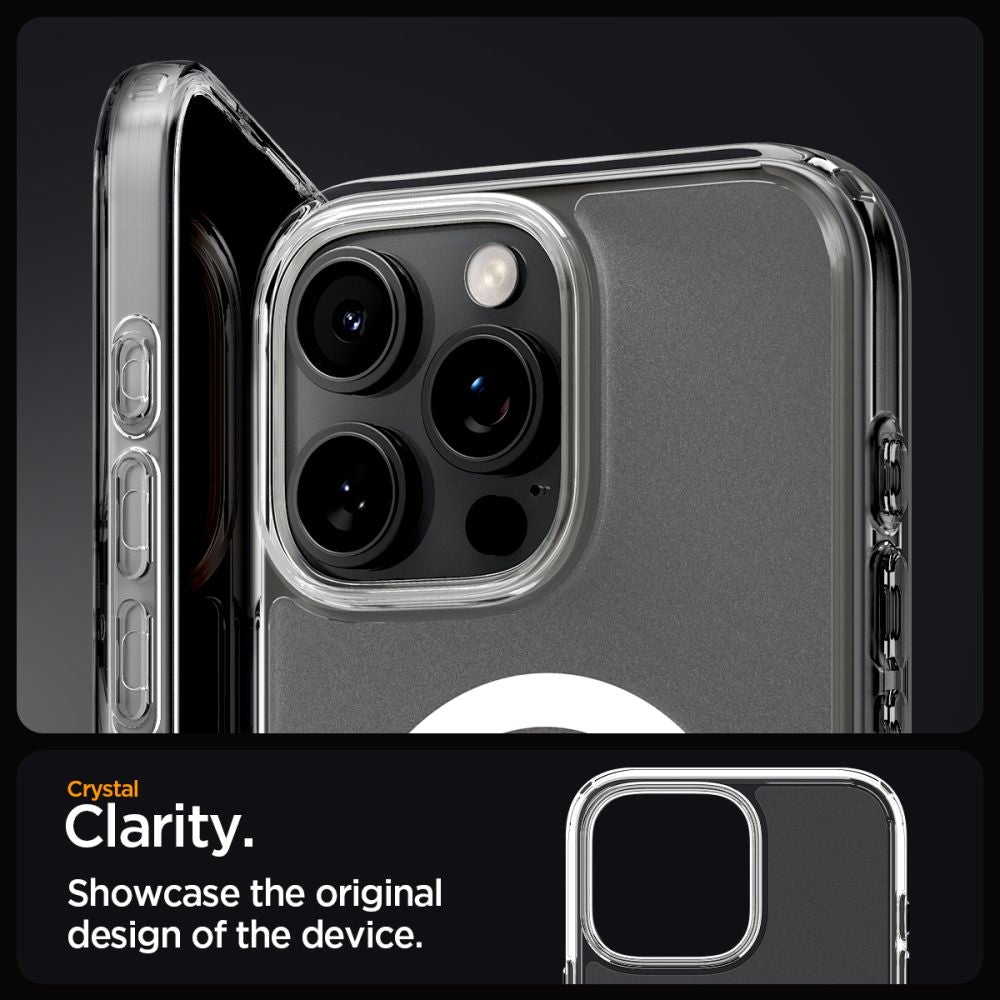 COQUE SPIGEN ULTRA HYBRID MAG MAGSAFE IPHONE 16 PRO MAX FROST CLEAR