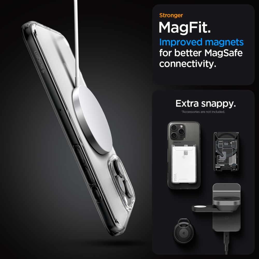 COQUE SPIGEN ULTRA HYBRID MAG MAGSAFE IPHONE 16 PRO MAX FROST CLEAR