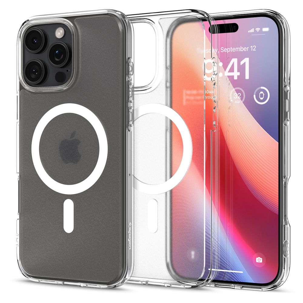 COQUE SPIGEN ULTRA HYBRID MAG MAGSAFE IPHONE 16 PRO MAX FROST CLEAR