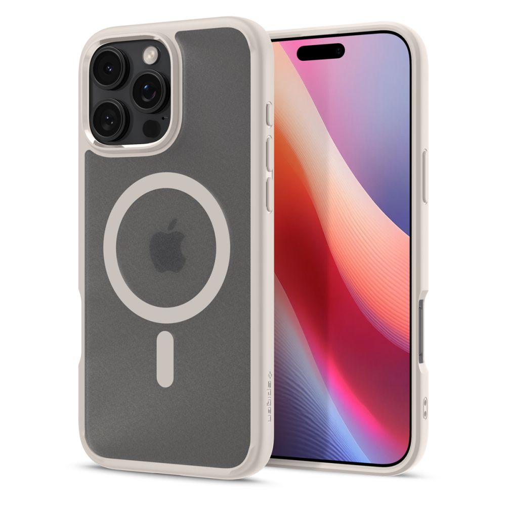 COQUE SPIGEN ULTRA HYBRID MAG MAGSAFE IPHONE 16 PRO MAX FROST TITANE NATUREL