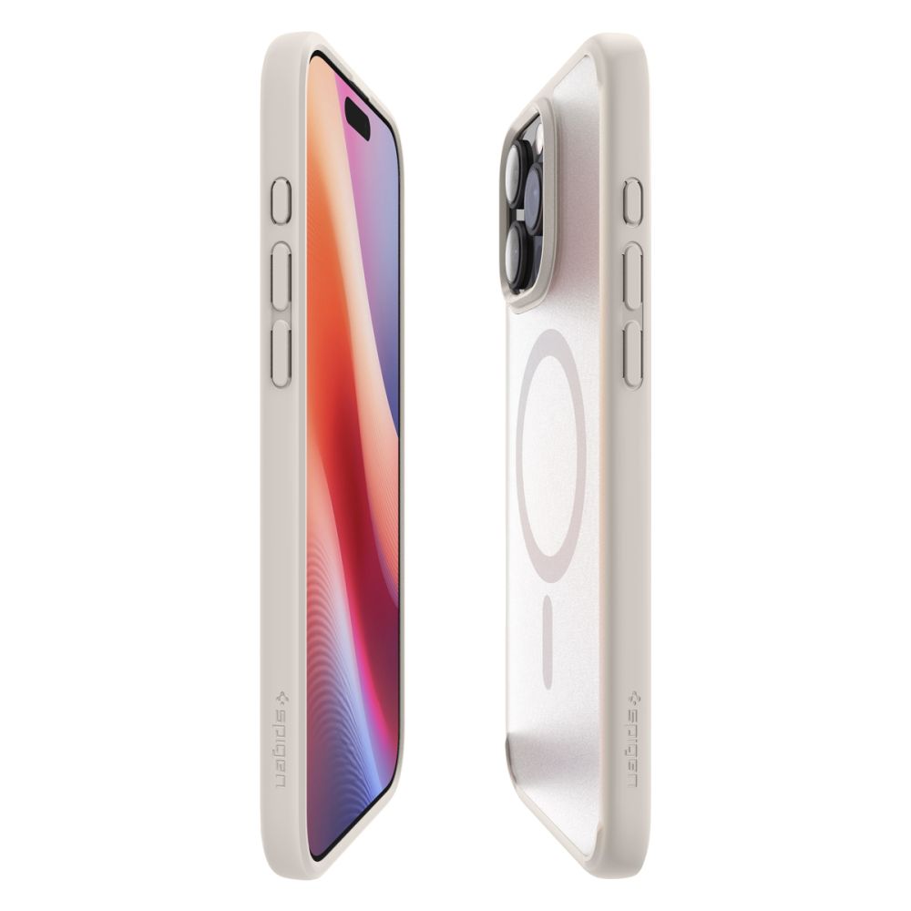 COQUE SPIGEN ULTRA HYBRID MAG MAGSAFE IPHONE 16 PRO MAX FROST TITANE NATUREL