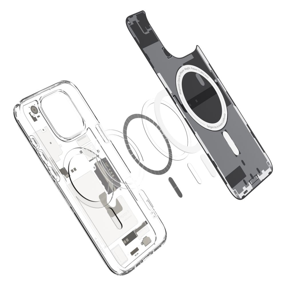 COQUE SPIGEN ULTRA HYBRID MAG MAGSAFE IPHONE 16 PRO MAX ZERO ONE TITANE NATUREL