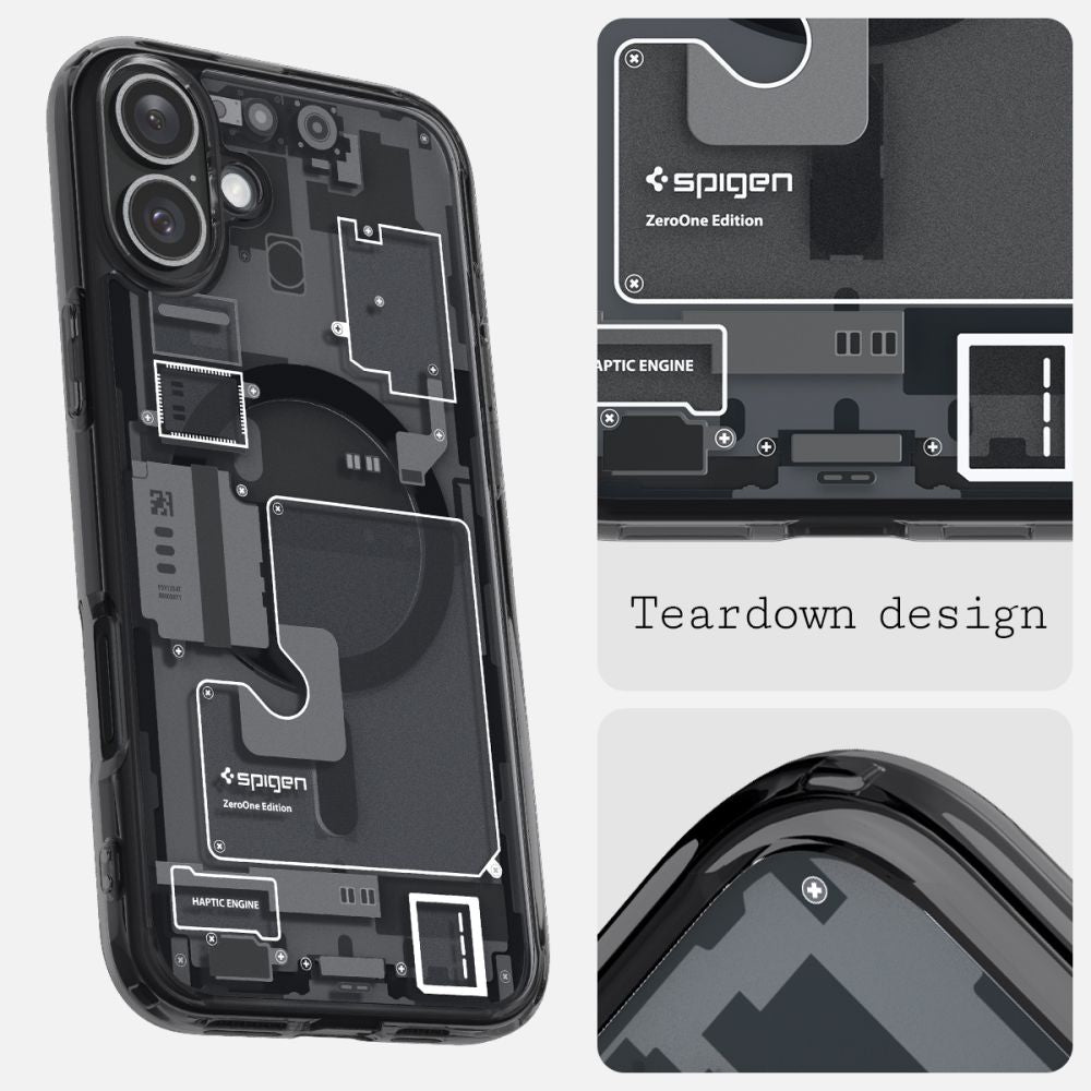COQUE SPIGEN ULTRA HYBRID MAG MAGSAFE IPHONE 16 ZERO ONE