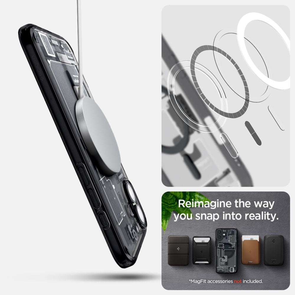 COQUE SPIGEN ULTRA HYBRID MAG MAGSAFE IPHONE 16 ZERO ONE