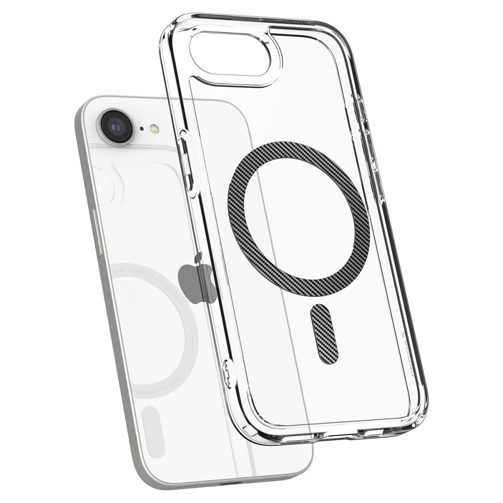 COQUE SPIGEN ULTRA HYBRID MAG MAGSAFE IPHONE 16E EN FIBRE DE CARBONE