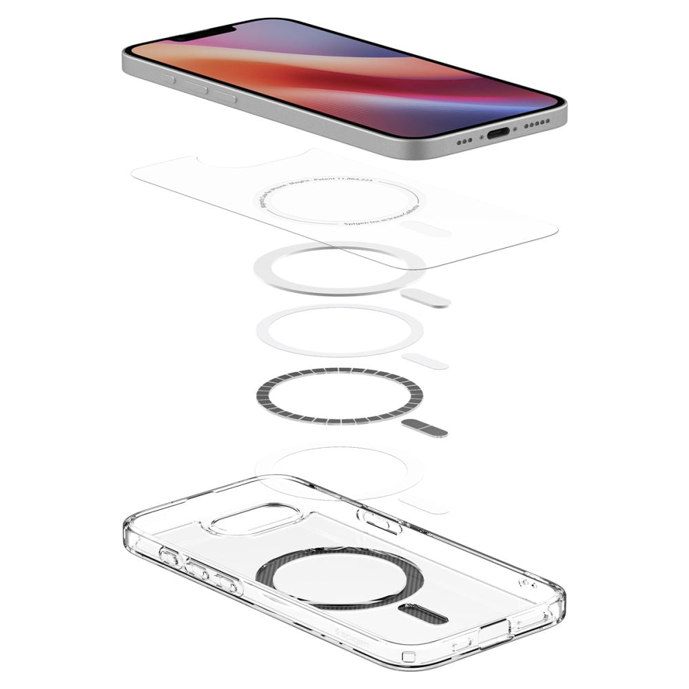 COQUE SPIGEN ULTRA HYBRID MAG MAGSAFE IPHONE 16E EN FIBRE DE CARBONE