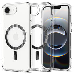 COQUE SPIGEN ULTRA HYBRID MAG MAGSAFE IPHONE 16E EN FIBRE DE CARBONE