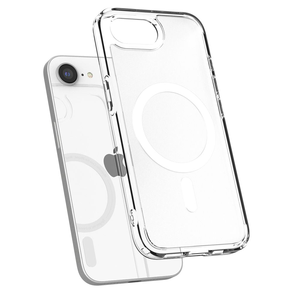 COQUE SPIGEN ULTRA HYBRID MAG MAGSAFE IPHONE 16E BLANC FROSTÉ