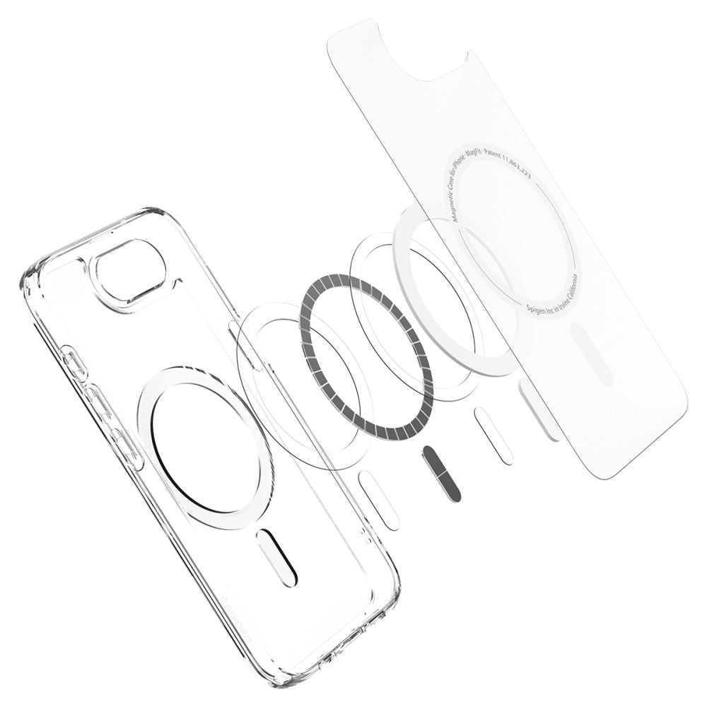 COQUE SPIGEN ULTRA HYBRID MAG MAGSAFE IPHONE 16E BLANC FROSTÉ