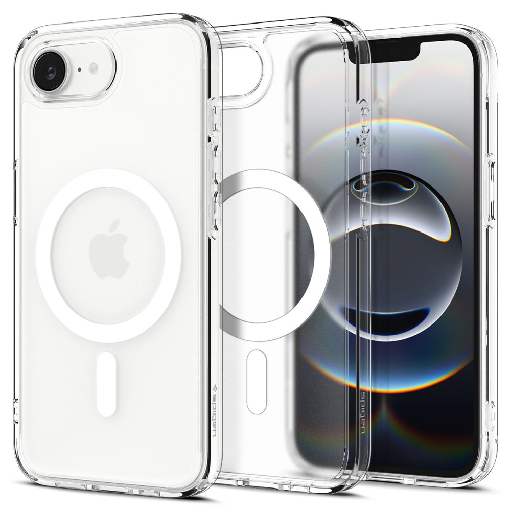 COQUE SPIGEN ULTRA HYBRID MAG MAGSAFE IPHONE 16E BLANC FROSTÉ