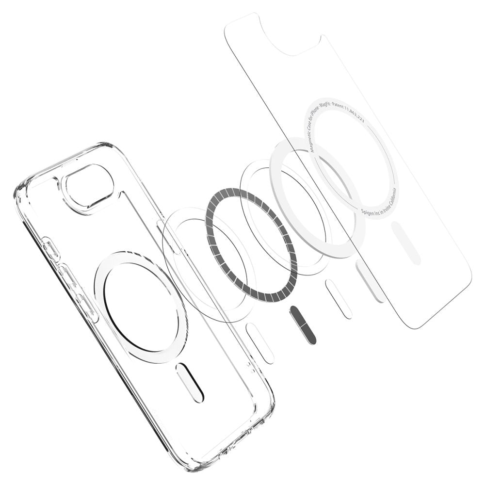 COQUE SPIGEN ULTRA HYBRID MAG MAGSAFE IPHONE 16E BLANCHE