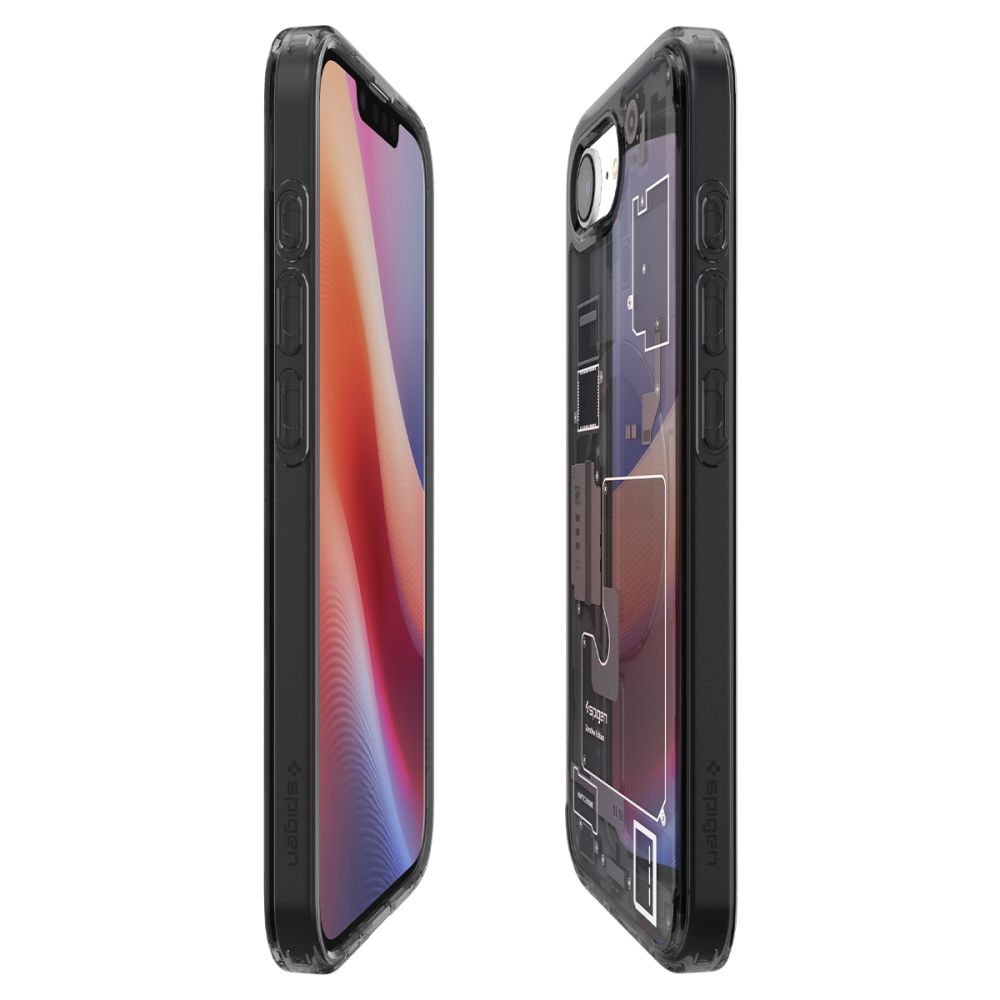 COQUE SPIGEN ULTRA HYBRID MAG MAGSAFE IPHONE 16E ZERO ONE NOIR