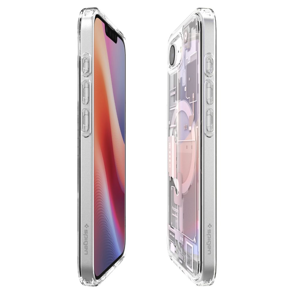 COQUE SPIGEN ULTRA HYBRID MAG MAGSAFE IPHONE 16E ZERO ONE BLANC