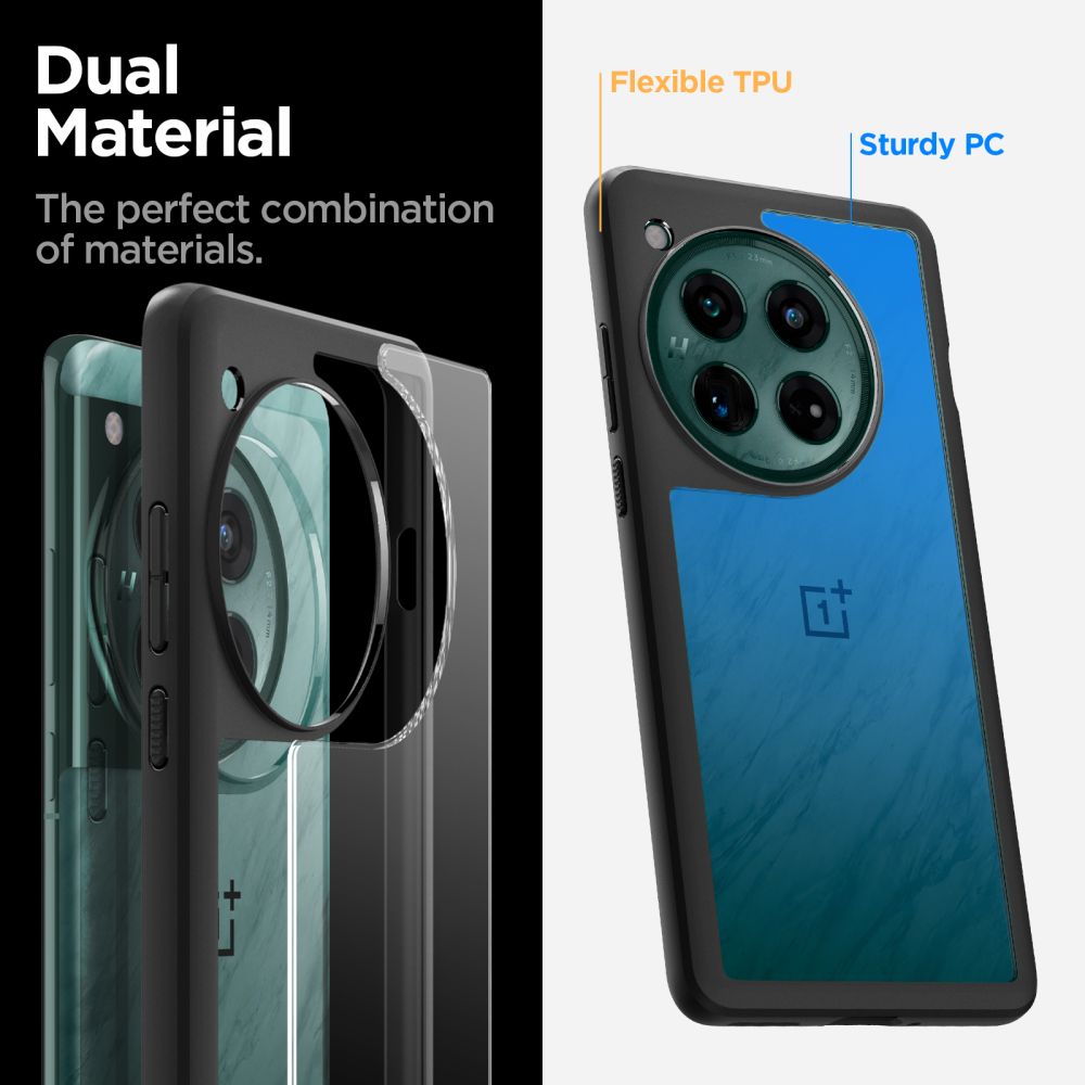COQUE SPIGEN ULTRA HYBRID ONEPLUS 12 NOIR MAT