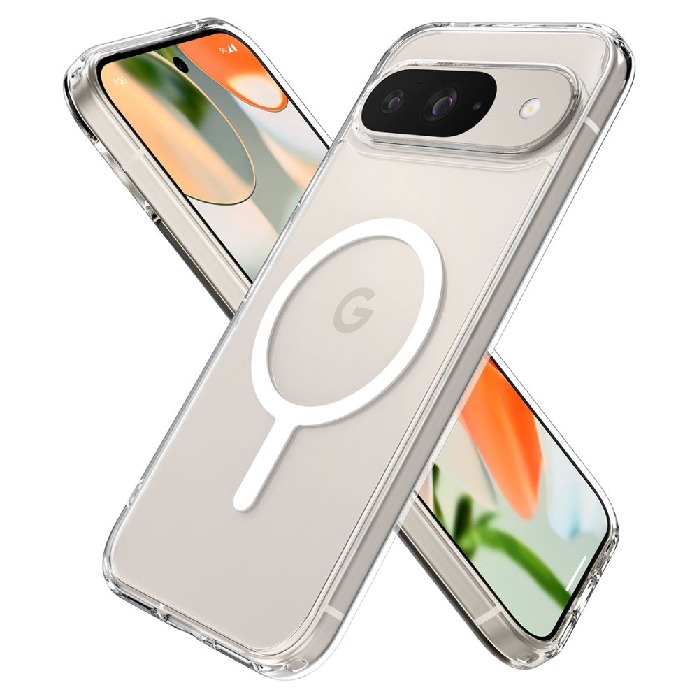 COQUE SPIGEN ULTRA HYBRID ONETAP RING MAGSAFE GOOGLE PIXEL 9 PRO BLANC
