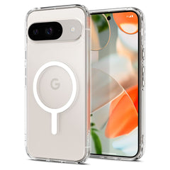 COQUE SPIGEN ULTRA HYBRID ONETAP RING MAGSAFE GOOGLE PIXEL 9 PRO BLANC