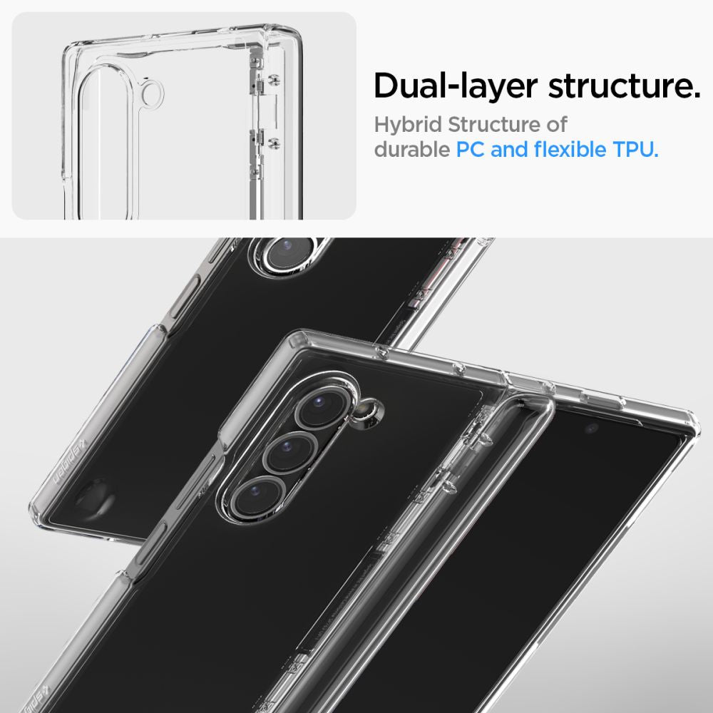 COQUE SPIGEN ULTRA HYBRID PRO GALAXY Z FOLD 6 CRISTAL CLAIR