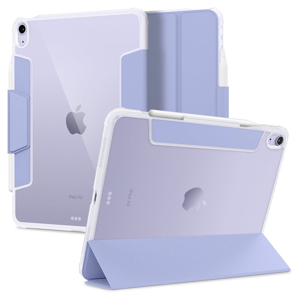 COUVERTURE / ÉTUI POUR IPAD AIR 10.9 4 / 5 / 2020-2022 / 11 6 / 2024 SPIGEN ULTRA HYBRID PRO IPAD AIR LAVANDE