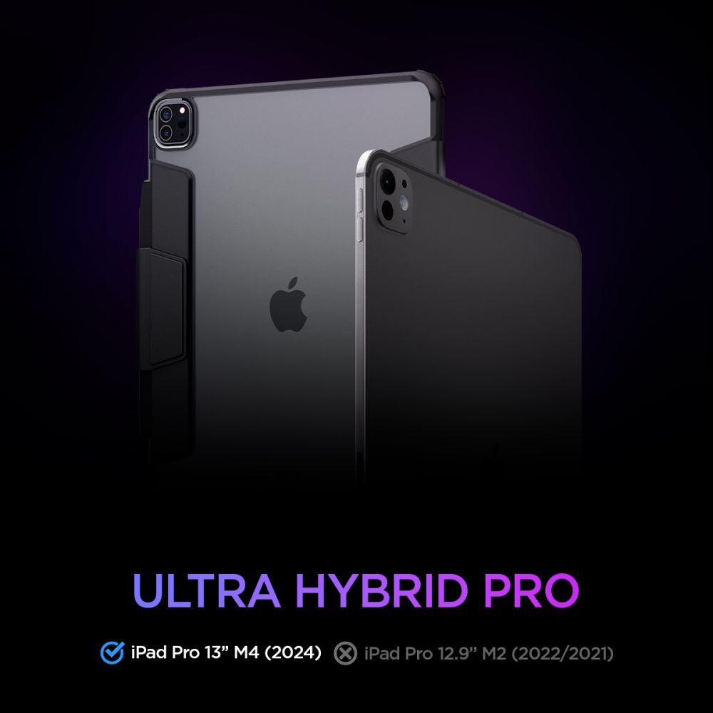 COQUE SPIGEN ULTRA HYBRID "PRO" IPAD PRO 13 7 / 2024 NOIR