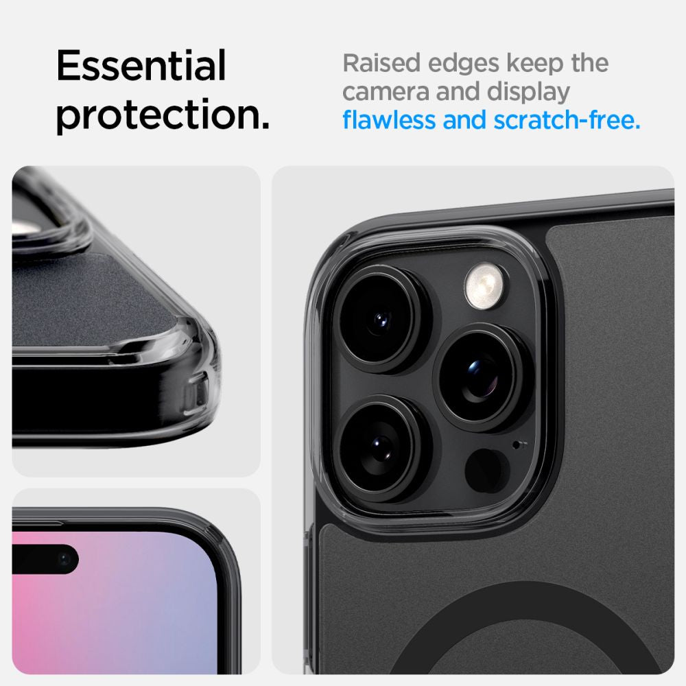 COQUE SPIGEN ULTRA HYBRID "T" MAG MAGSAFE IPHONE 16 PRO MAX NOIR FROST