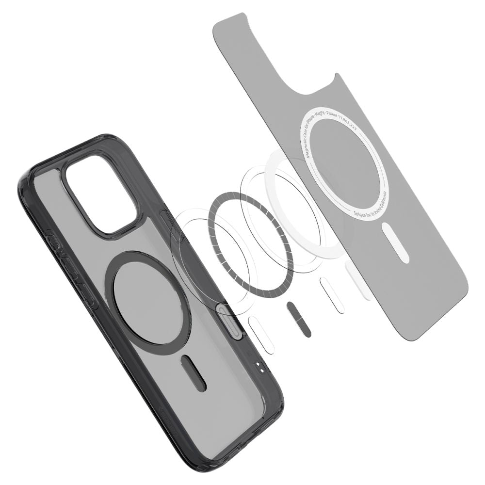 COQUE SPIGEN ULTRA HYBRID "T" MAG MAGSAFE IPHONE 16 PRO MAX NOIR FROST