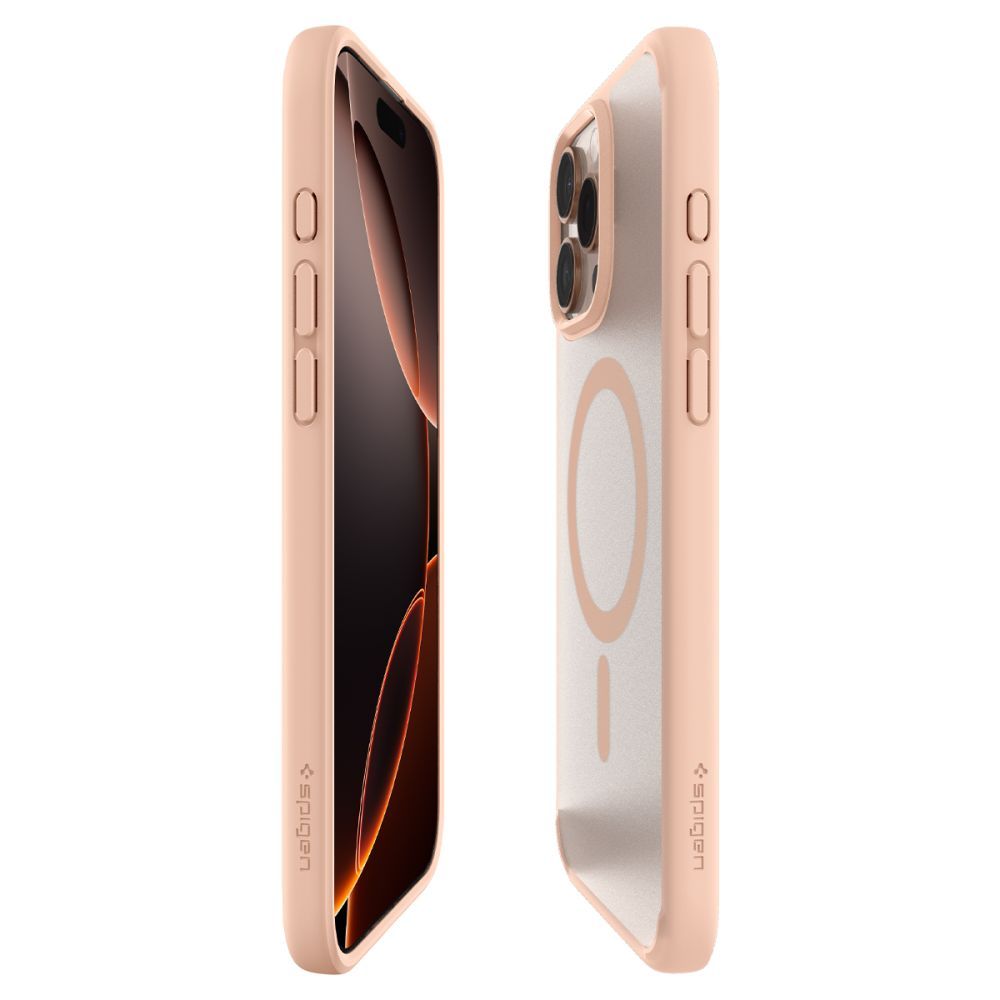COQUE SPIGEN ULTRA HYBRID "T" MAG MAGSAFE IPHONE 16 PRO MAX FROST ROSE TITANE