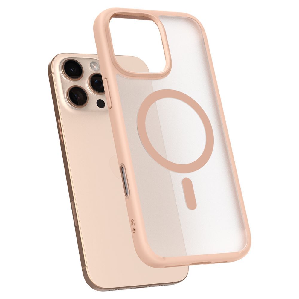 COQUE SPIGEN ULTRA HYBRID "T" MAG MAGSAFE IPHONE 16 PRO MAX FROST ROSE TITANE