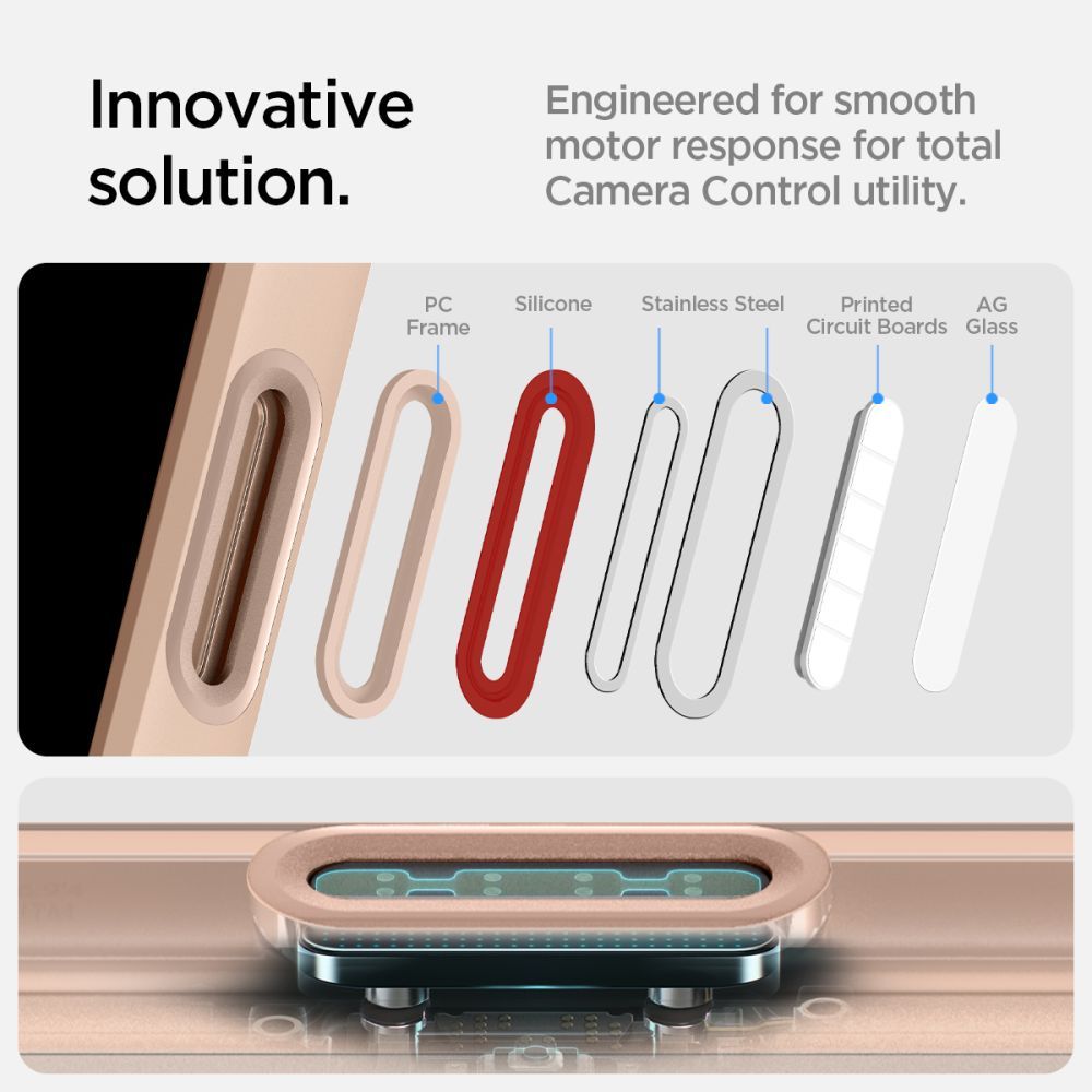 COQUE SPIGEN ULTRA HYBRID "T" MAG MAGSAFE IPHONE 16 PRO MAX FROST ROSE TITANE