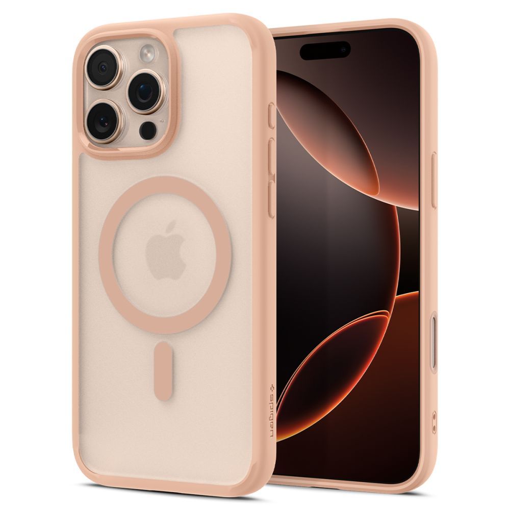 COQUE SPIGEN ULTRA HYBRID "T" MAG MAGSAFE IPHONE 16 PRO MAX FROST ROSE TITANE