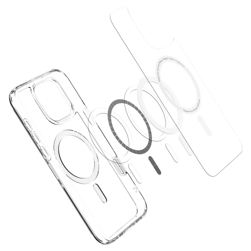 COQUE SPIGEN ULTRA HYBRID "T" MAG MAGSAFE IPHONE 16 PRO MAX BLANC