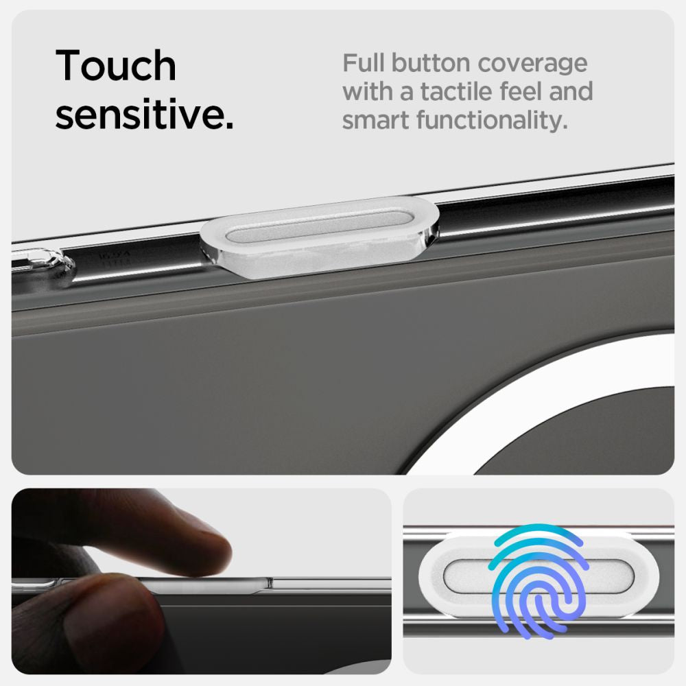 COQUE SPIGEN ULTRA HYBRID "T" MAG MAGSAFE IPHONE 16 PRO MAX BLANC