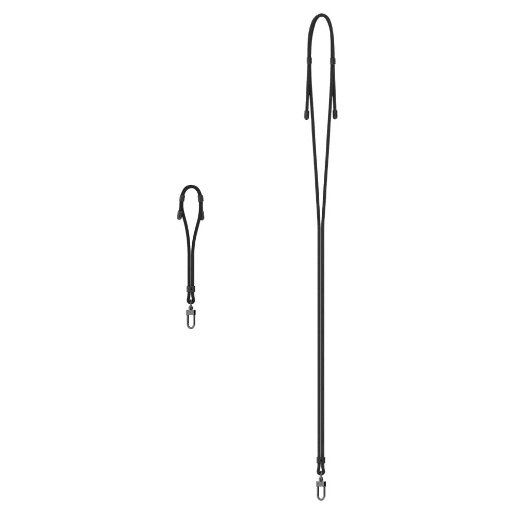 ENSEMBLE DE SANGLE UNIVERSELLE SPIGEN CROISEE ET POIGNET NOIR