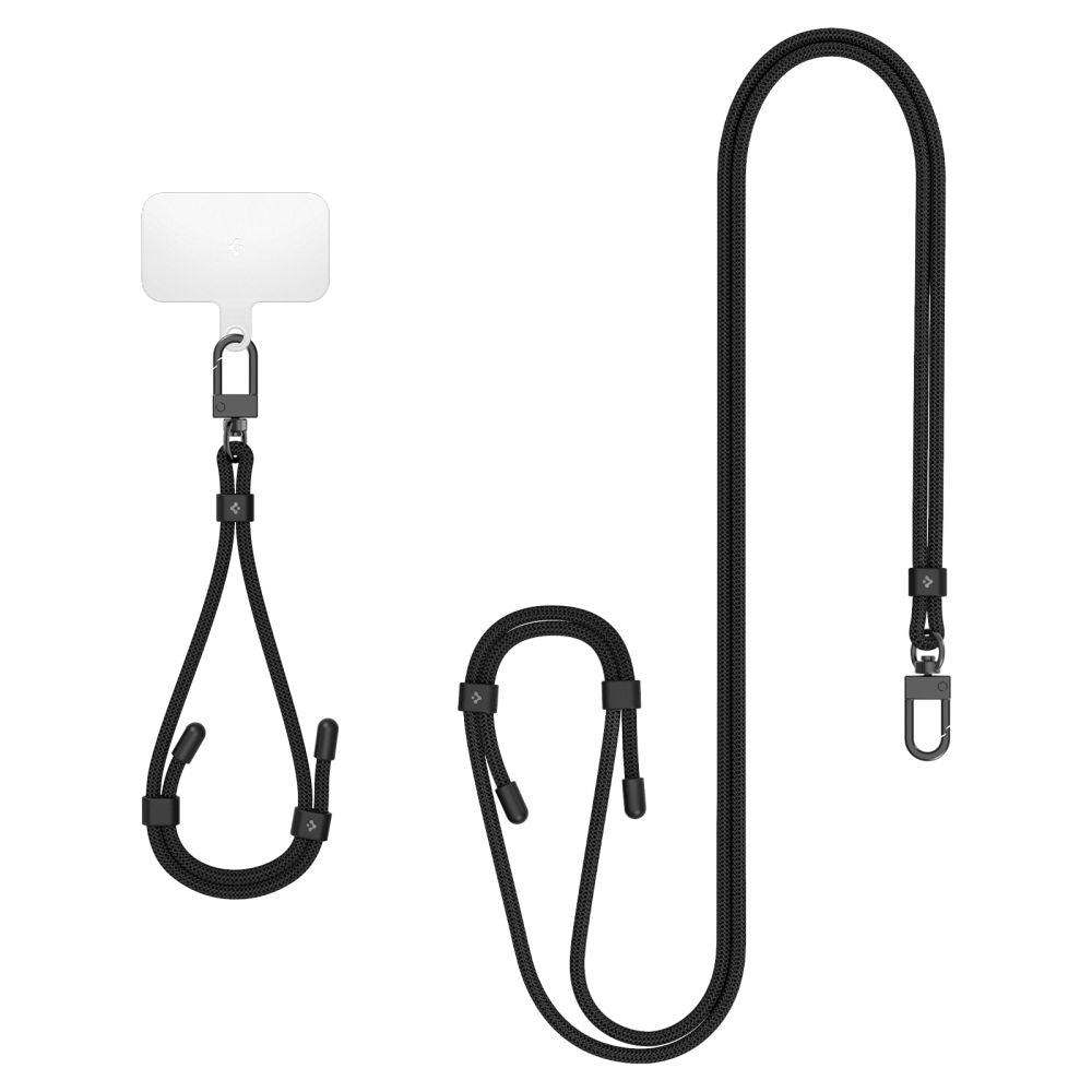 ENSEMBLE DE SANGLE UNIVERSELLE SPIGEN CROISEE ET POIGNET NOIR