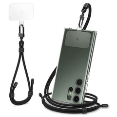 ENSEMBLE DE SANGLE UNIVERSELLE SPIGEN CROISEE ET POIGNET NOIR