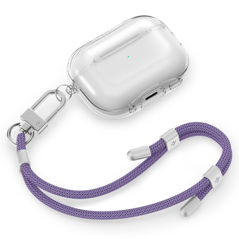 ENSEMBLE DE SANGLES UNIVERSELLES SPIGEN CROISE ET POIGNET VIOLET PROFOND